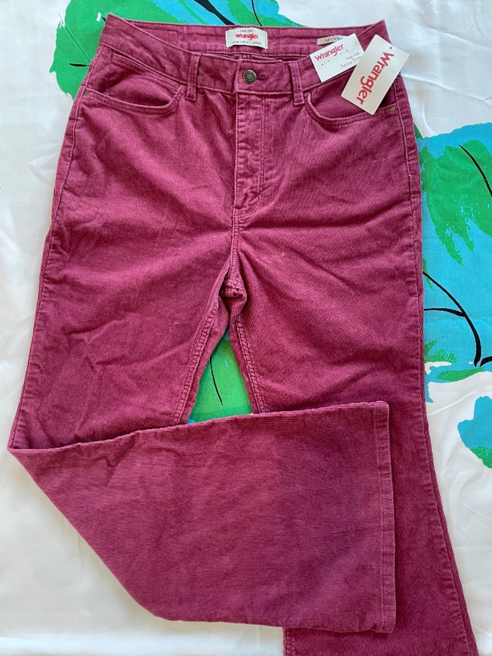 Women's Wrangler Flare Corduroy Pants NWT